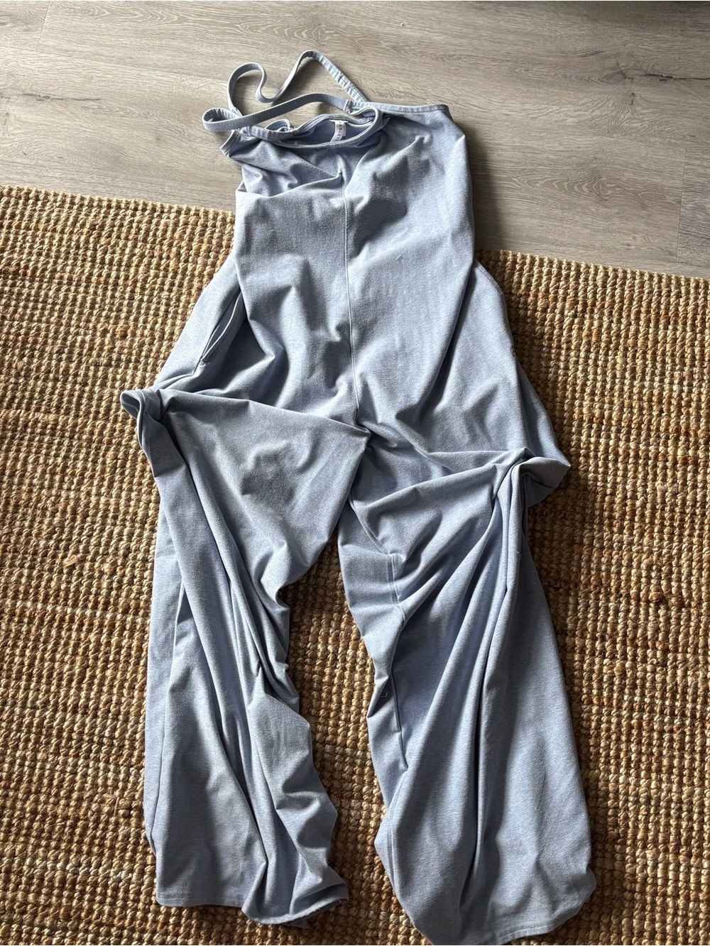 cloud jersey wide leg jumpsuit